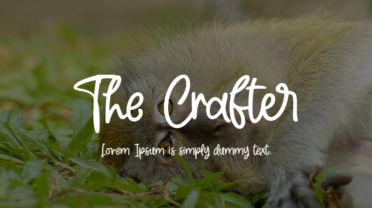 The Crafter Font