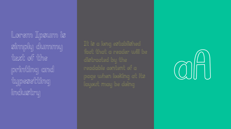 Baby Master line Font