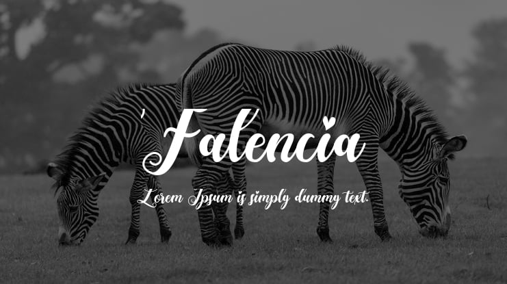Falencia Font Family