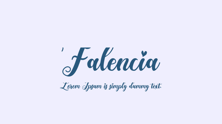 Falencia Font Family
