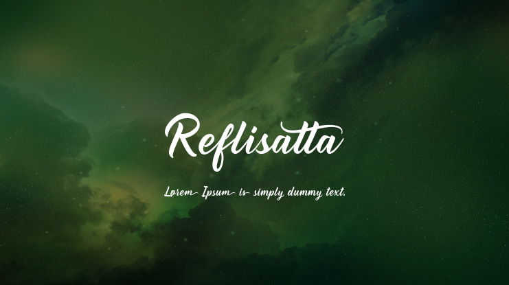 Reflisatta Font Family