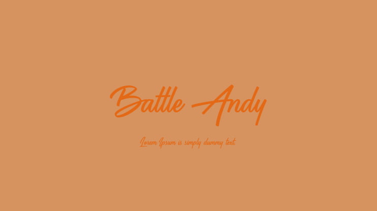 Battle Andy Font Family