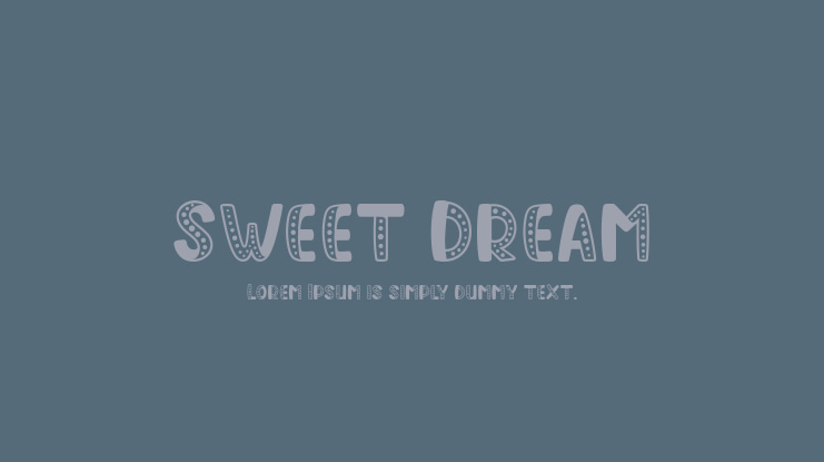 Sweet Dream Font