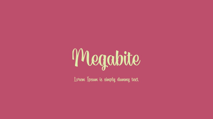 Megabite Font