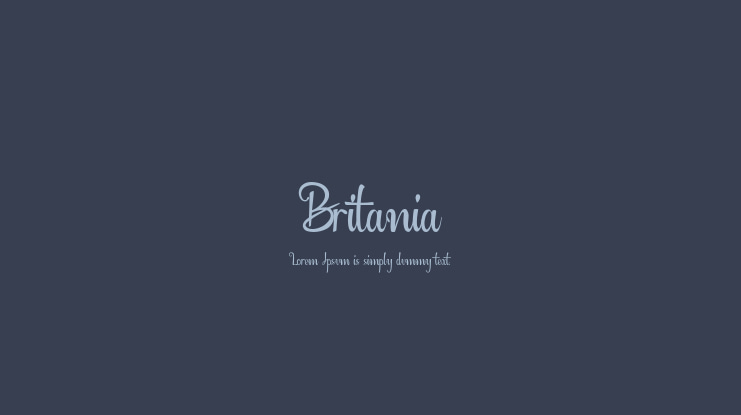 Britania Font