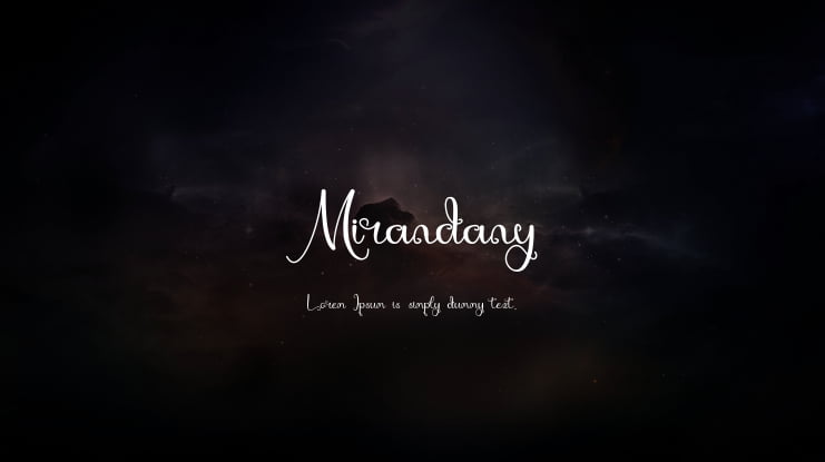 Mirandany Font
