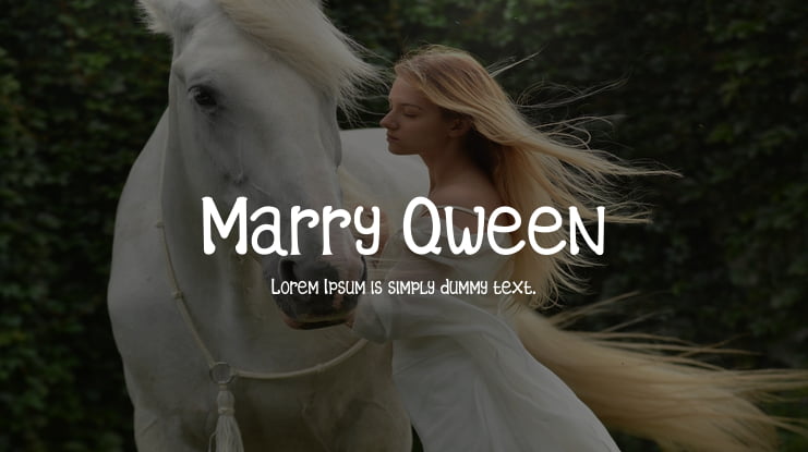 Marry Qween Font