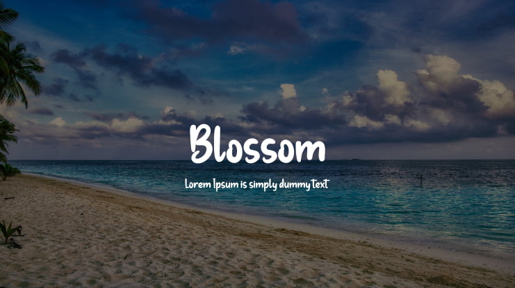 Blossom Font