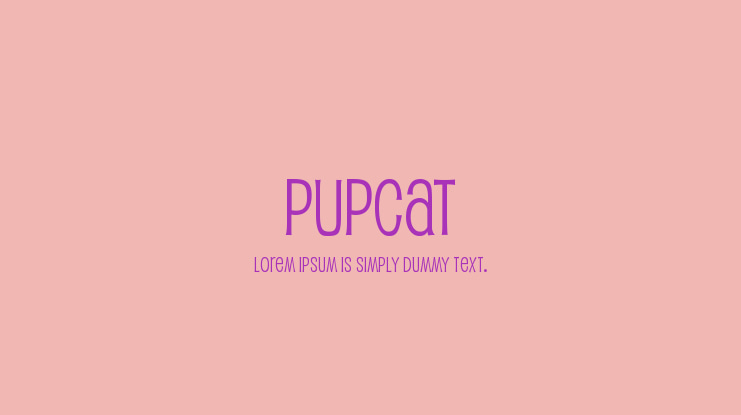 Pupcat Font