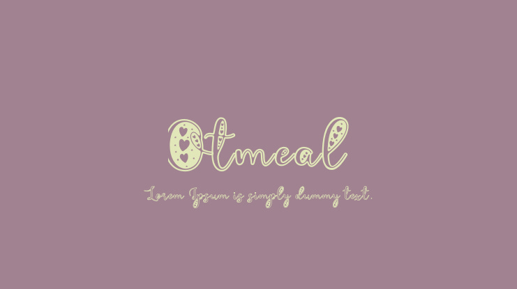 Otmeal Font