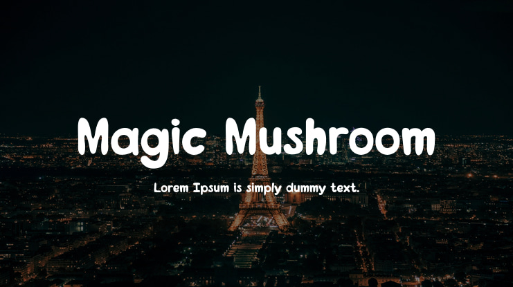 Magic Mushroom Font