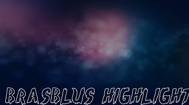 Brasblus Highlight Font Family