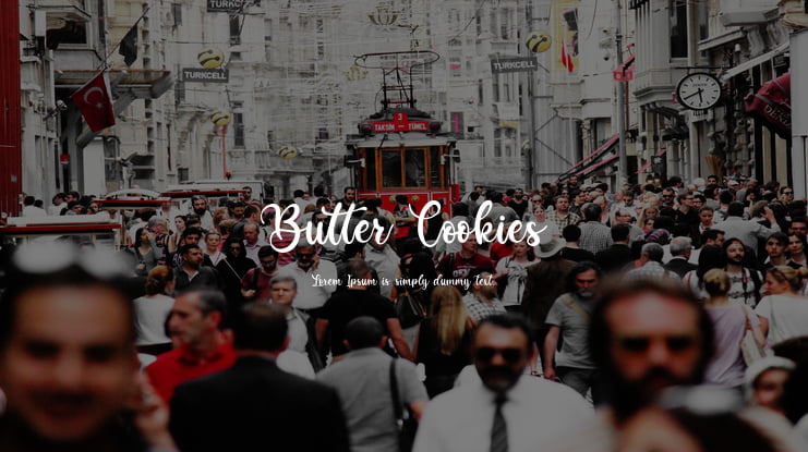 Butter Cookies Font Family
