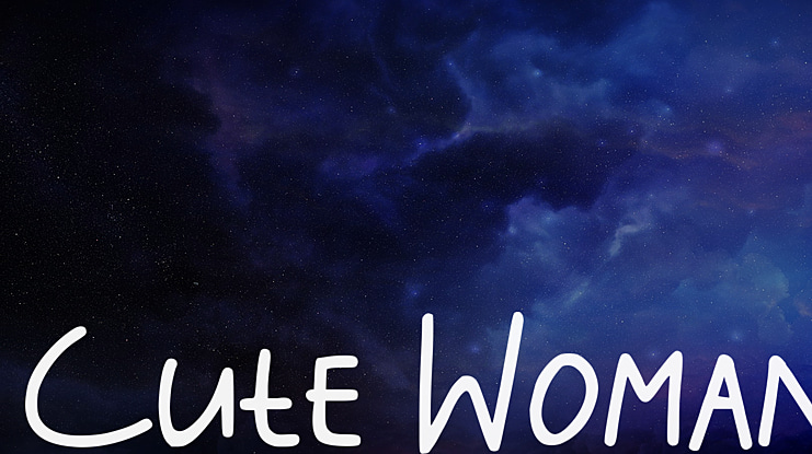 Cute Woman Font