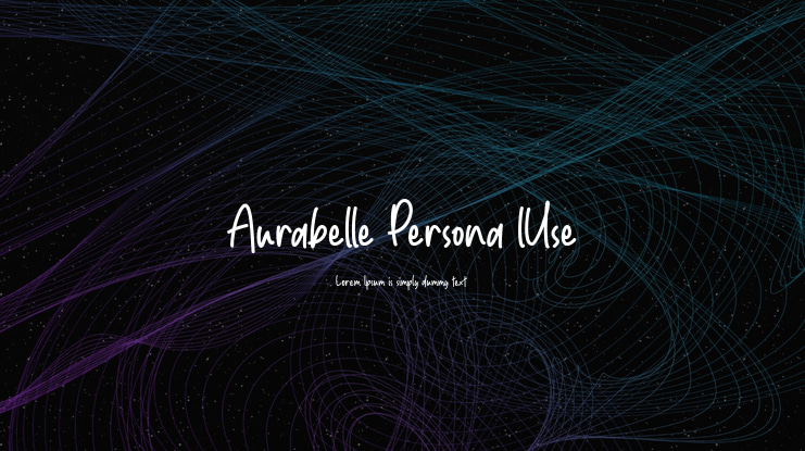 Aurabelle Persona lUse Font