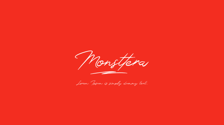 Monsttera Font