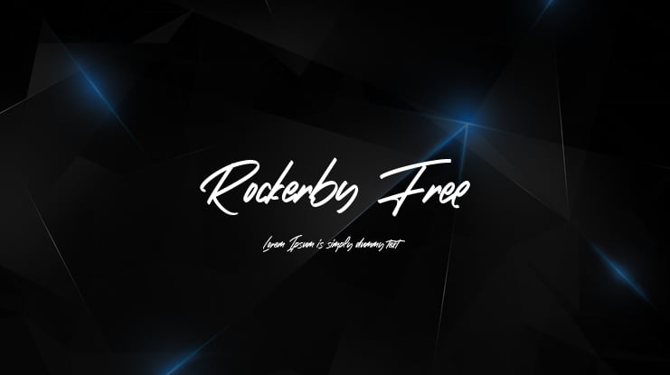 Rockerby Free Font