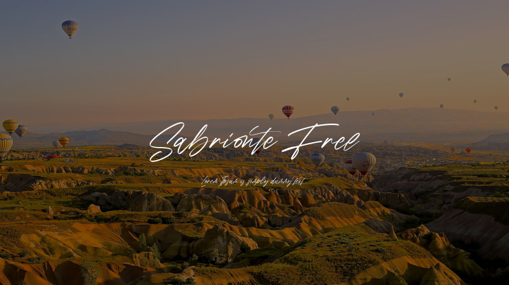 Sabrionte Free Font