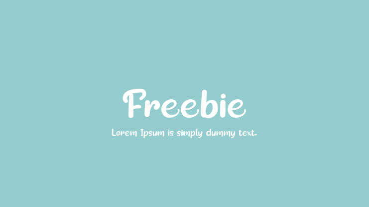 Freebie Font