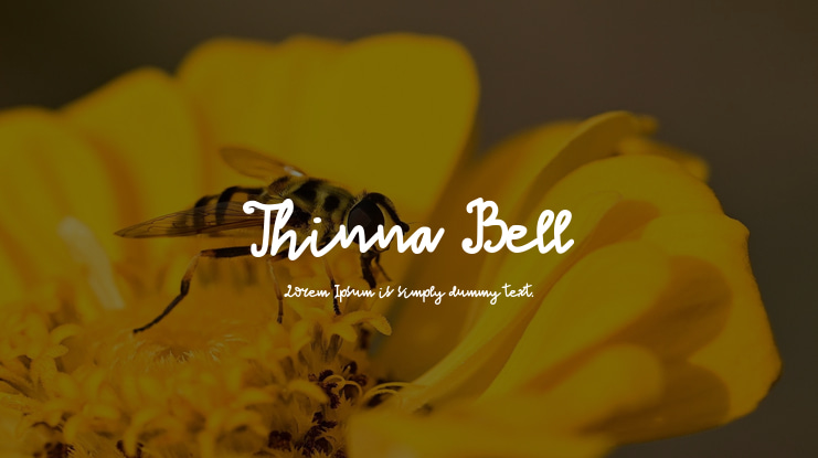 Thinna Bell Font