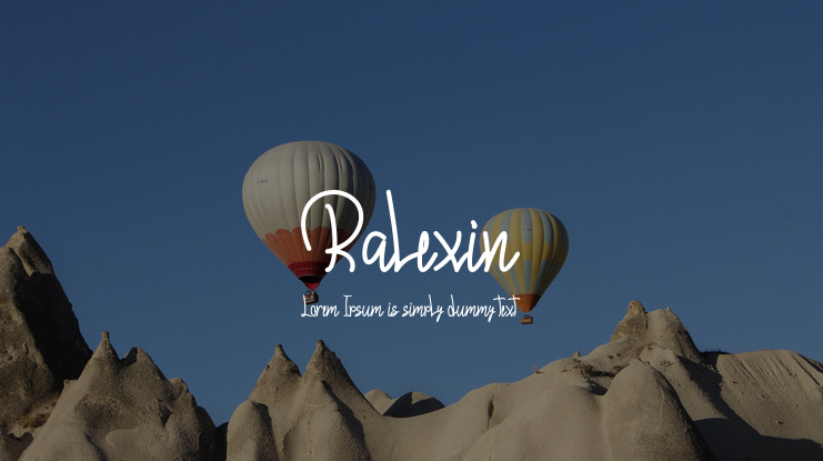 Ralexin Font