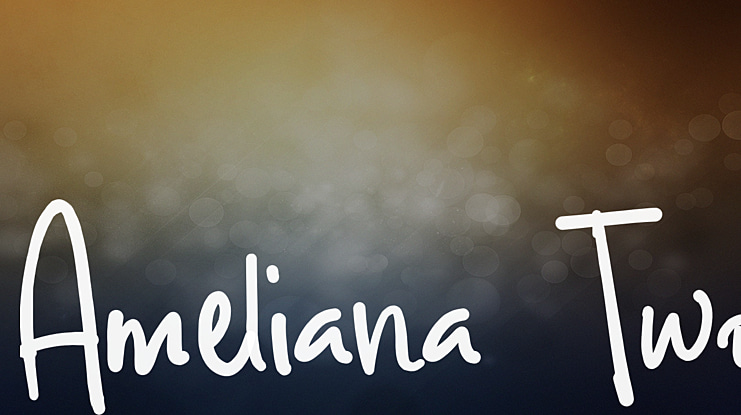 Ameliana Two Font Family