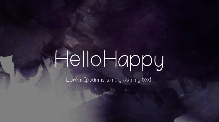 HelloHappy Font