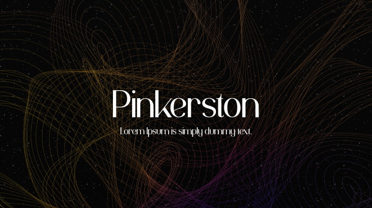 Pinkerston Font Family