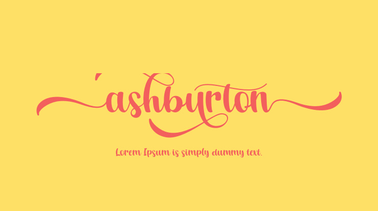 Ashburton Font