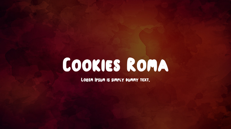 Cookies Roma Font