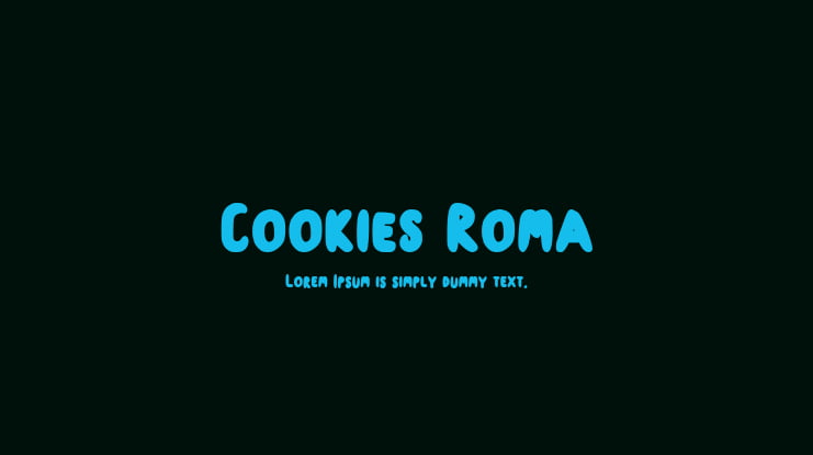 Cookies Roma Font