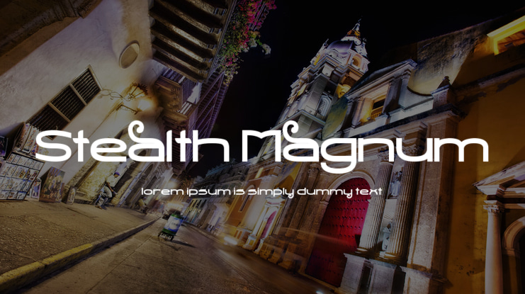 Stealth Magnum Font Family