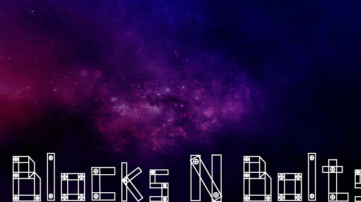Blocks N Bolts Font
