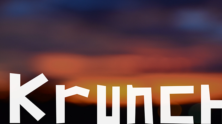 Krunch Font