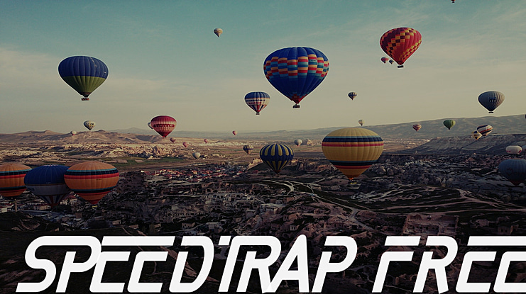 SPEEDTRAP FREE Font