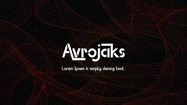 Avrojaks Font