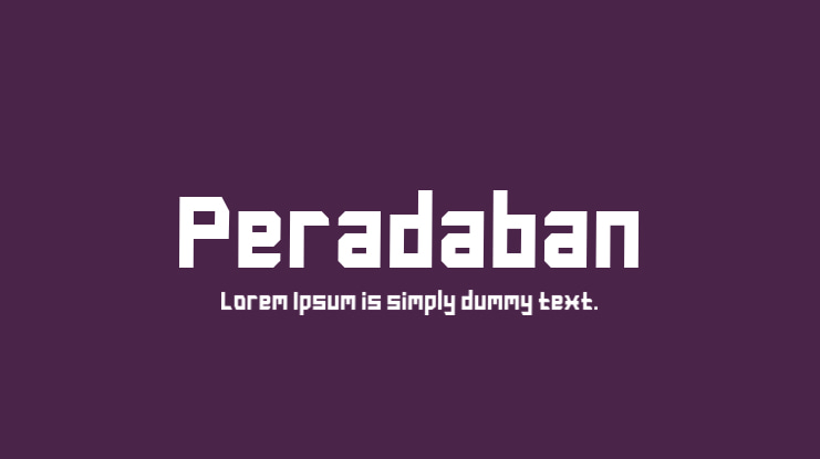 Peradaban Font Family