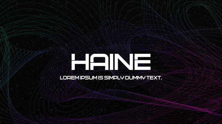 Haine Font