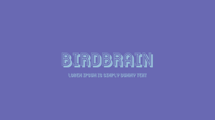Birdbrain Font
