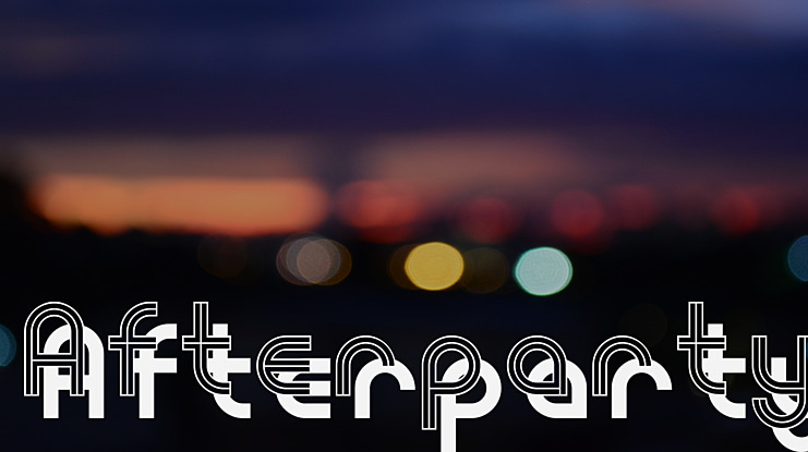 Afterparty Font