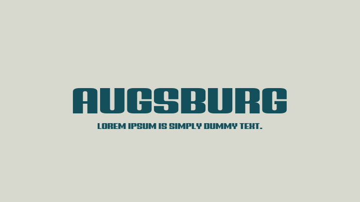 Augsburg Font Family