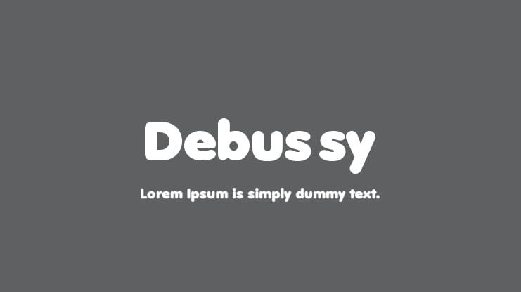 Debussy Font