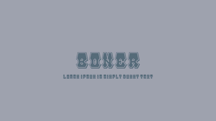 Boner Font