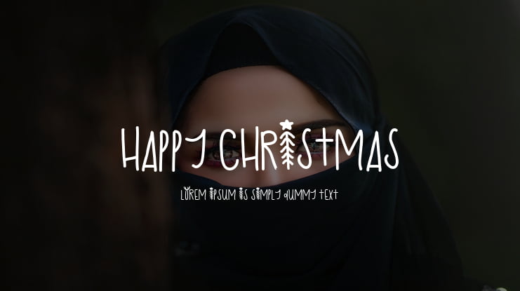 HAPPY CHRISTMAS Font