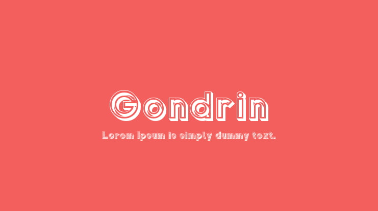 Gondrin Font