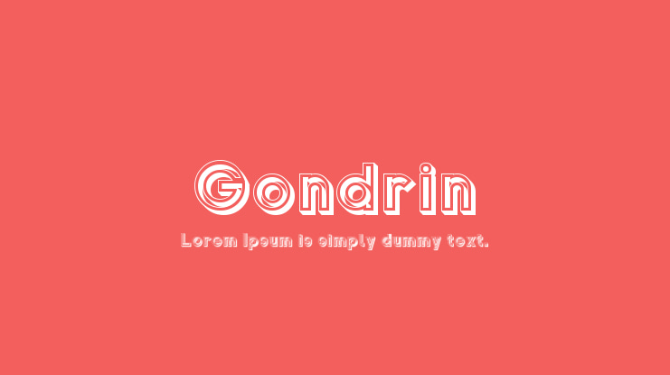 Gondrin Font