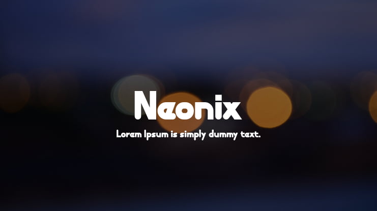 Neonix Font