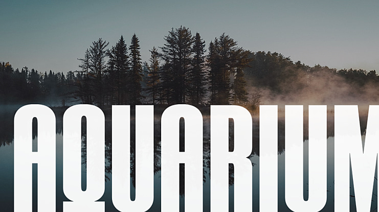 AQUARIUM Font
