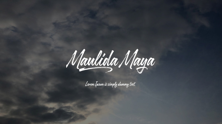 Maulida Maya Font