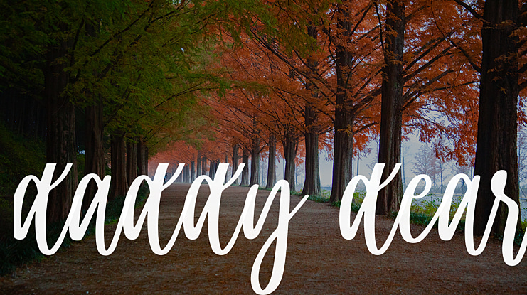 daddy dear Font